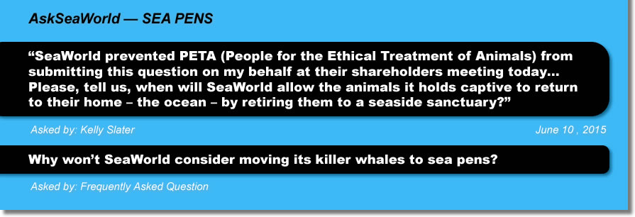 AskSeaWorld - Sea pens